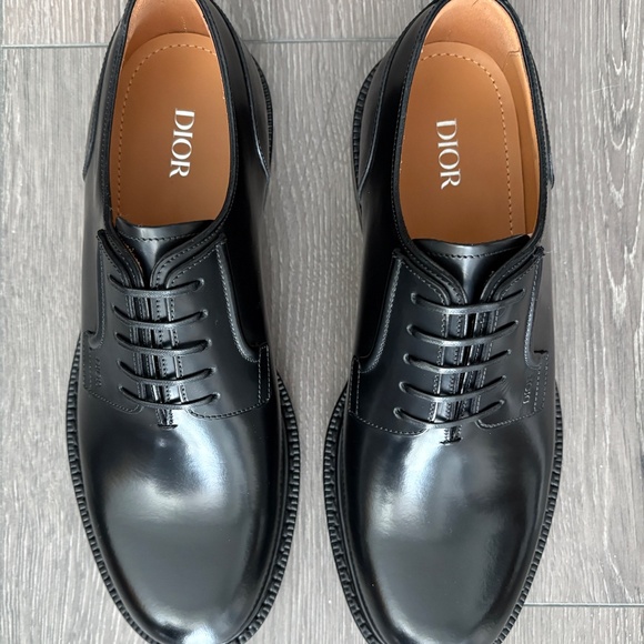 Dior | Black Leather Derby Shoe - Picture 3 of 5